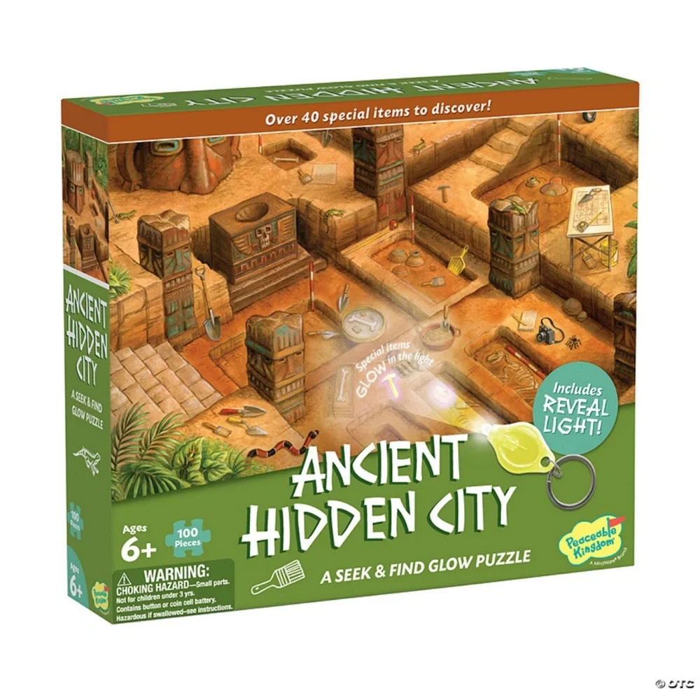 Ancient City Seek & Find Glow Puzzle